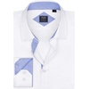 image:imageMens Dress Shirt Long Sleeve Wrinkle Free Button Down Shirt Business CasualWhite Blue