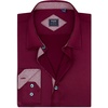 image:imageMens Dress Shirt Long Sleeve Wrinkle Free Button Down Shirt Business CasualWine Red