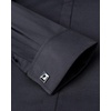 image:imageMens Dress Shirts French Cuff Regular Fit Formal Tuxedo Cufflinks ShirtBlack
