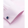 image:imageMens Dress Shirts French Cuff Regular Fit Formal Tuxedo Cufflinks ShirtTwilled Pink