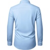 image:imageMens Dress Shirts Stretch Long Sleeve Wrinkle Free Work Button Down ShirtLight Blue