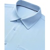image:imageMens Dress Shirts Stretch Long Sleeve Wrinkle Free Work Button Down ShirtLight Blue