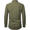image:imageMens Dress Shirts Stretch Long Sleeve Wrinkle Free Work Button Down ShirtOlive Green