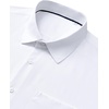 image:imageMens Dress Shirts Stretch Long Sleeve Wrinkle Free Work Button Down ShirtWhite