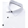 image:imageMens Dress Shirts Stretch Long Sleeve Wrinkle Free Work Button Down ShirtWhite Black
