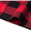 image:imageMens Flannel Pajama Pants Plaid Heavyweight Cotton PJs Bottoms SleepwearBlack Red