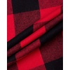 image:imageMens Flannel Pajama Pants Plaid Heavyweight Cotton PJs Bottoms SleepwearBlack Red