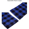 image:imageMens Flannel Pajama Pants Plaid Heavyweight Cotton PJs Bottoms SleepwearBlue Black