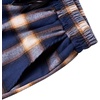 image:imageMens Flannel Pajama Pants Plaid Heavyweight Cotton PJs Bottoms SleepwearDark Blue
