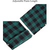 image:imageMens Flannel Pajama Pants Plaid Heavyweight Cotton PJs Bottoms SleepwearGreen Black