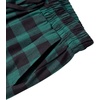 image:imageMens Flannel Pajama Pants Plaid Heavyweight Cotton PJs Bottoms SleepwearGreen Black