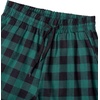 image:imageMens Flannel Pajama Pants Plaid Heavyweight Cotton PJs Bottoms SleepwearGreen Black