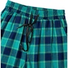 image:imageMens Flannel Pajama Pants Plaid Heavyweight Cotton PJs Bottoms SleepwearGreen Navy