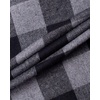 image:imageMens Flannel Pajama Pants Plaid Heavyweight Cotton PJs Bottoms SleepwearGrey Black