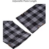 image:imageMens Flannel Pajama Pants Plaid Heavyweight Cotton PJs Bottoms SleepwearGrey Black