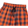 image:imageMens Flannel Pajama Pants Plaid Heavyweight Cotton PJs Bottoms SleepwearOrange Grey