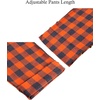 image:imageMens Flannel Pajama Pants Plaid Heavyweight Cotton PJs Bottoms SleepwearOrange Grey