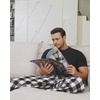 image:imageMens Flannel Pajama Pants Plaid Heavyweight Cotton PJs Bottoms SleepwearWhite Black