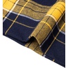 image:imageMens Flannel Pajama Pants Plaid Heavyweight Cotton PJs Bottoms SleepwearYellow Navy