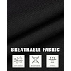 image:imageMens Knit Shirt Short Sleeve Button Down Shirt Textured Casual Summer TopsBlack