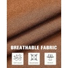 image:imageMens Knit Shirt Short Sleeve Button Down Shirt Textured Casual Summer TopsBrown
