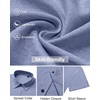 image:imageMens Linen Shirt Short Sleeve Button Down Shirt Summer Casual Beach TopsBlue