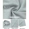 image:imageMens Linen Shirt Short Sleeve Button Down Shirt Summer Casual Beach TopsDusty Blue
