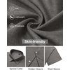 image:imageMens Linen Shirt Short Sleeve Button Down Shirt Summer Casual Beach TopsGrey