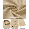 image:imageMens Linen Shirt Short Sleeve Button Down Shirt Summer Casual Beach TopsKhaki