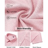 image:imageMens Linen Shirt Short Sleeve Button Down Shirt Summer Casual Beach TopsPink