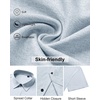 image:imageMens Linen Shirt Short Sleeve Button Down Shirt Summer Casual Beach TopsSky Blue