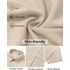 image:imageMens Linen Shirt Short Sleeve Button Down Shirt Summer Casual Beach TopsStone