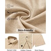 image:imageMens Linen Shirt Short Sleeve Button Down Shirt Summer Casual Beach TopsTan