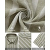 image:imageMens Linen Shirt Striped Short Sleeve Button Down Summer Beach ShirtGreen