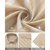 image:imageMens Linen Shirt Striped Short Sleeve Button Down Summer Beach ShirtTan