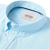 image:imageMens Oxford Dress Shirt Short Sleeve Button Down Collar Summer Casual ShirtAquamarine