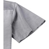 image:imageMens Oxford Dress Shirt Short Sleeve Button Down Collar Summer Casual ShirtDark Grey