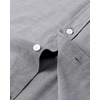 image:imageMens Oxford Dress Shirt Short Sleeve Button Down Collar Summer Casual ShirtDark Grey