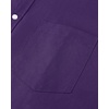 image:imageMens Oxford Dress Shirt Short Sleeve Button Down Collar Summer Casual ShirtDark Purple