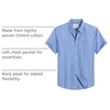 image:imageMens Oxford Dress Shirt Short Sleeve Button Down Collar Summer Casual ShirtRoyal Blue