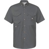 image:imageAlimens amp Gentle Short Sleeve Fishing Shirt Wicking Fabric Sun Protection Casual Button Down ShirtsDark Grey