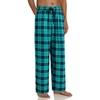 image:imageMens Flannel Pajama Pants Plaid Heavyweight Cotton PJs Bottoms SleepwearGreen Navy