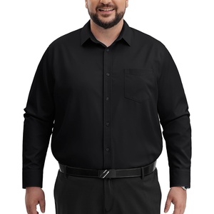 image:imageAlimens amp Gentle Big and Tall Dress Shirts for Men with Pocket2XL6XL BTBlack