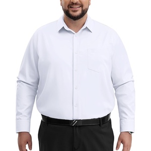 image:imageAlimens amp Gentle Big and Tall Dress Shirts for Men with Pocket2XL6XL BTWhite