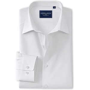 image:imageAlimens amp Gentle Mens Premium Dress Shirts  Mulberry Silk Modal Performance Wrinkle Free Button Down ShirtWhite