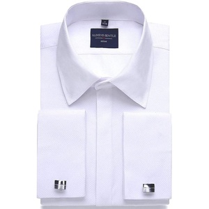 image:imageMens Dress Shirts French Cuff Regular Fit Formal Tuxedo Cufflinks ShirtWhite