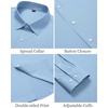 image:imageAlimens amp Gentle 4 Way Stretch Mens Button Down Shirts Plaid Dress Shirt Wrinkle Free Long Sleeve Gingham Shirts01blue Plaid