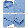 image:imageAlimens amp Gentle 4 Way Stretch Mens Button Down Shirts Plaid Dress Shirt Wrinkle Free Long Sleeve Gingham Shirts02blue Plaid