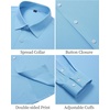 image:imageAlimens amp Gentle 4 Way Stretch Mens Button Down Shirts Plaid Dress Shirt Wrinkle Free Long Sleeve Gingham Shirts03blue Plaid