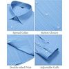 image:imageAlimens amp Gentle 4 Way Stretch Mens Button Down Shirts Plaid Dress Shirt Wrinkle Free Long Sleeve Gingham Shirts05blue Plaid